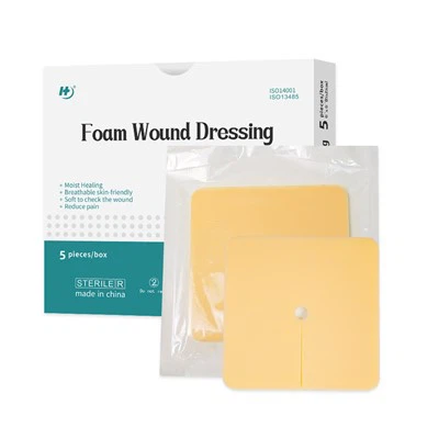 Ikke-klæbende tracheostomy skumdressing